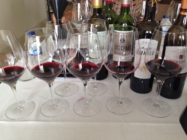 Visita_Luis_Cañas_Amaren_vinos_catados